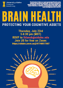 Brain Health: Protecting Your Cognitive Assets Flyer