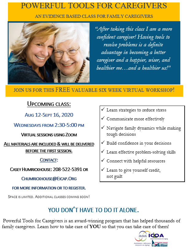 Powerful Tools for Caregivers Flyer