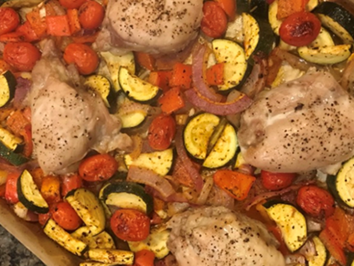 Easy Sheet Pan Chicken &amp; Veggies | Health Matters